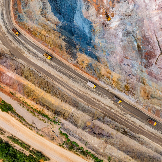mine seen from the sky